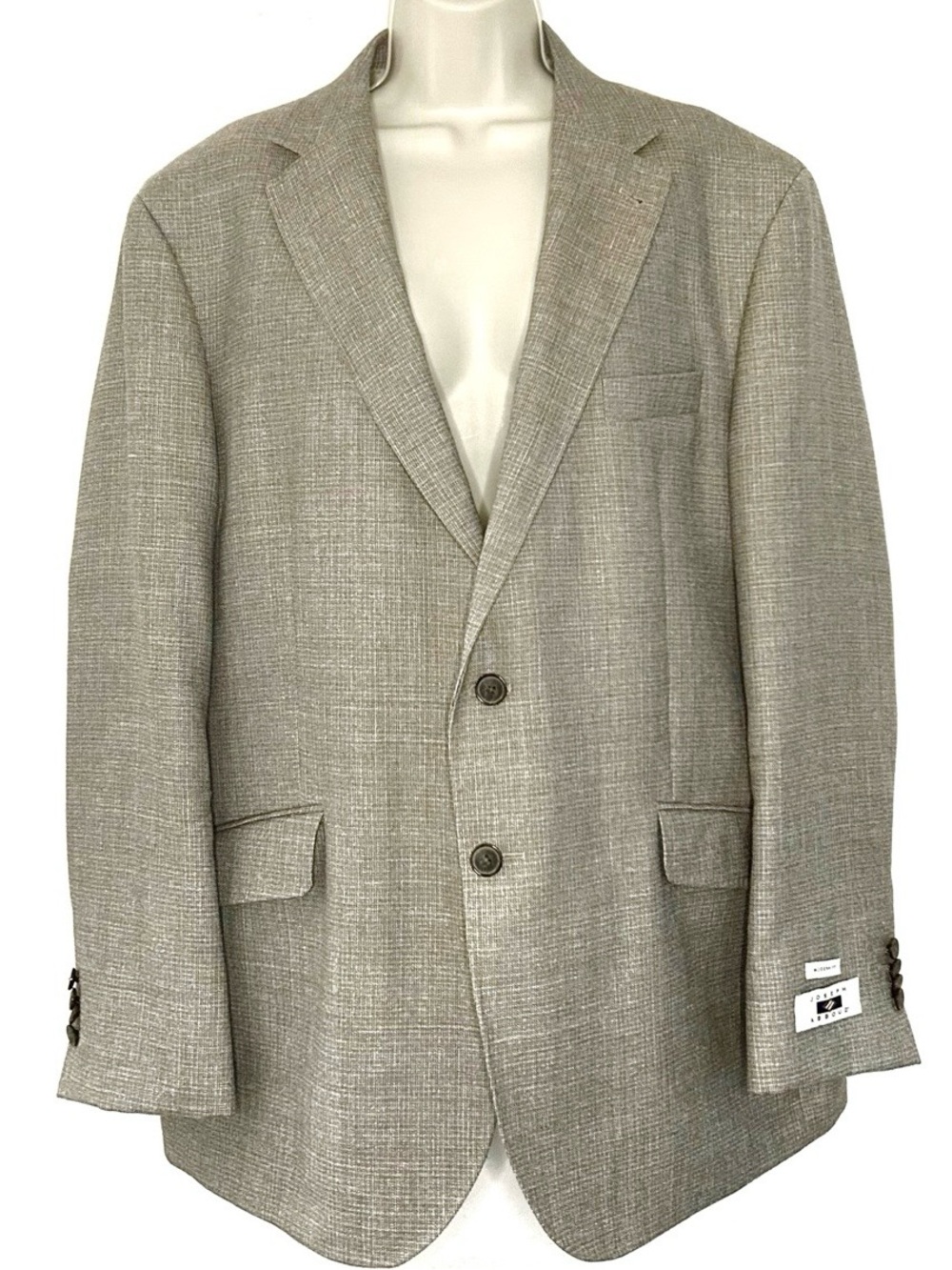 Joseph Abboud Tan Textured Two-Button Sport Coat